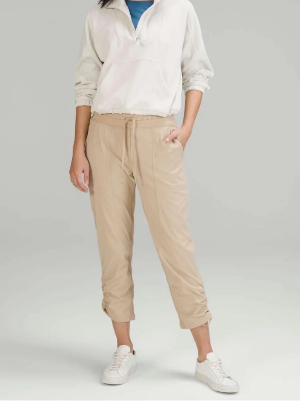 Lululemon Dance Studio Mid-Rise Lined Cropped Pants Trench